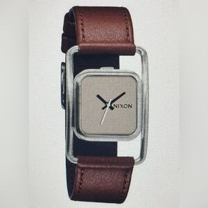 Nixon Dynasty Leather Watch - Women’s Bordeaux
